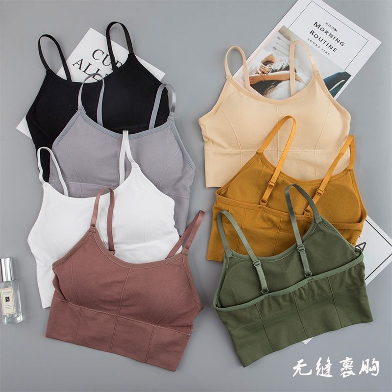 Medan Termurah KD06 Lembut dan ringan Sport bra tanpa kawat bra import