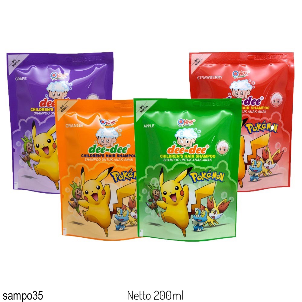 DeeDee Shampo Refill 200 ml - Dee Dee Children Hair Shampo 200 ml - Sampo DeeDee Refill  - Sampo35