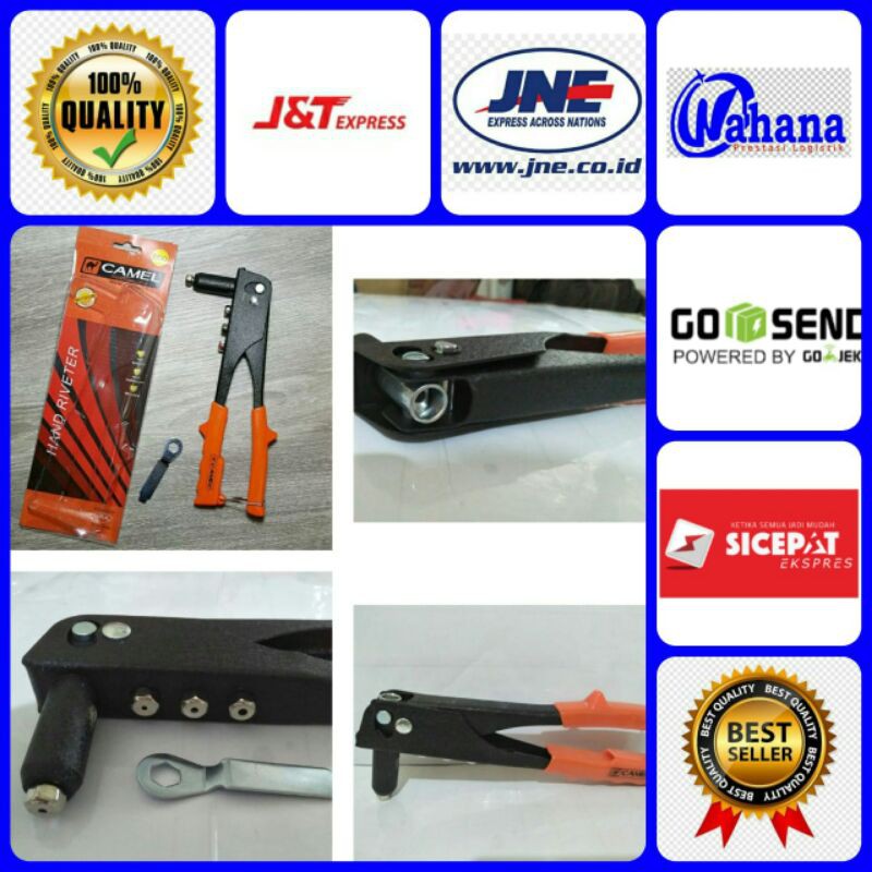 Tang Rivet Camel Hand Rivet 2 4 4 8 Milimiter Bagus Murah Tang Rivet Camel Hand Rivet 2 4 4 8 Milimiter Bagus Murah