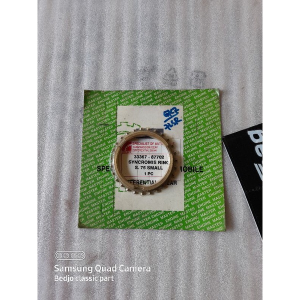 cincin ring gigi transmisi syncromis syncromizer sinkromes kromes kecil DAIHATSU HIJET 1000 S75 pn 3