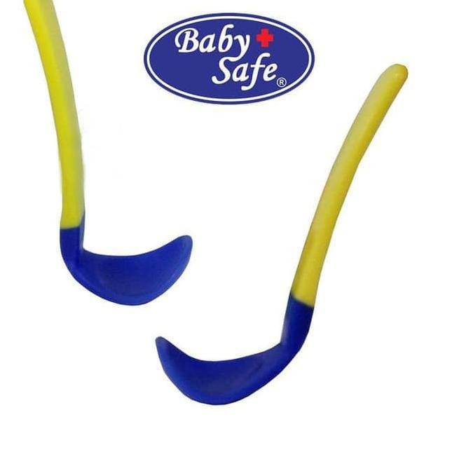 Baby safe Sendok Makan Bayi Flexible &amp; Heat Sensor Indicator Spoon BS350