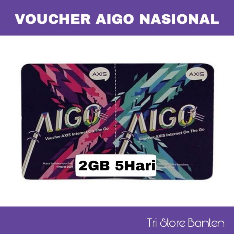 VOUCHER AXIS 2GB /3GB BOY/4GB BIGBRO 5HARI