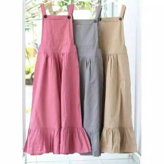 Overall wanita katun jumbo Bigsize ld 130