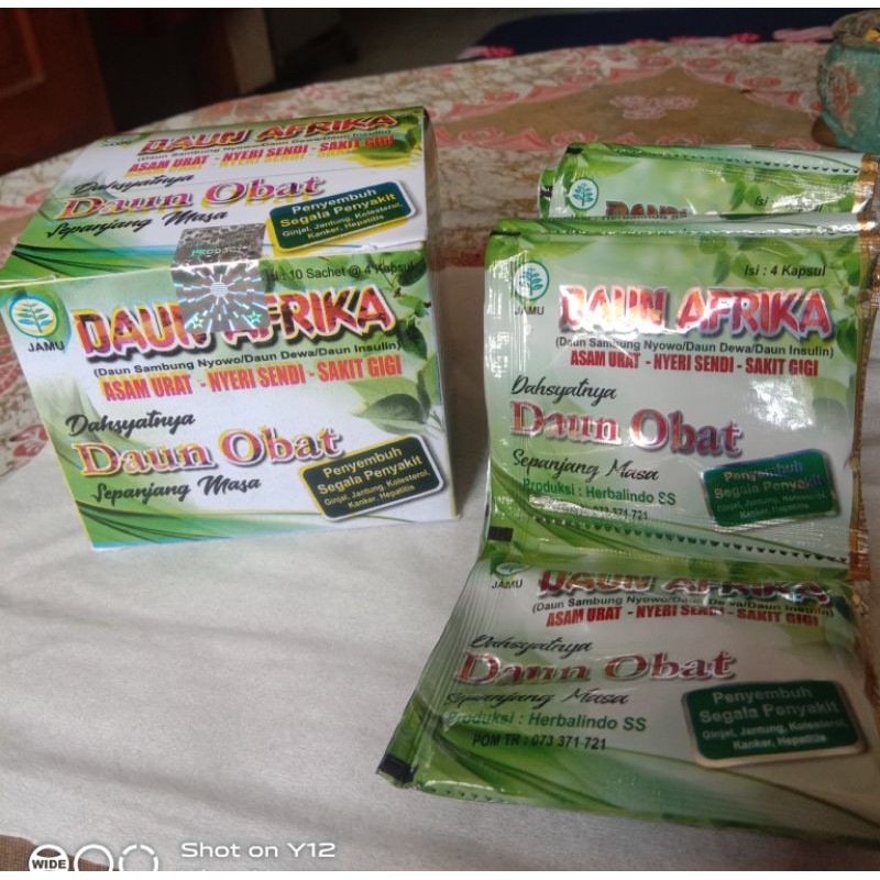 daun Afrika kapsul