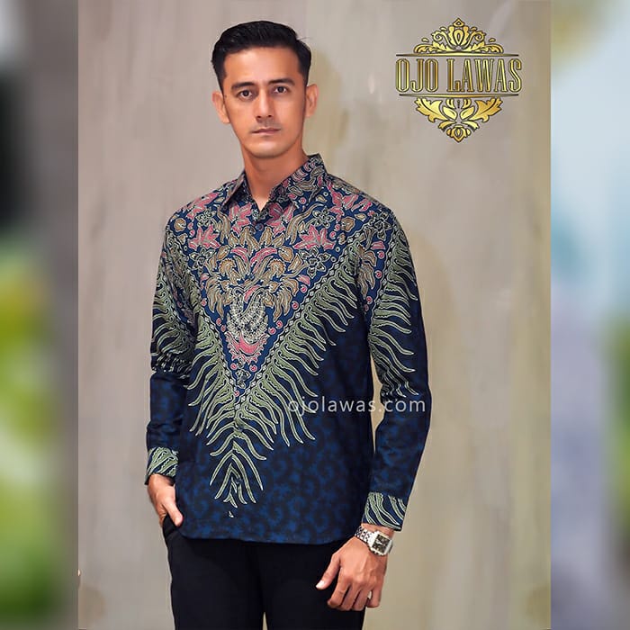 Kemeja Batik Lengan Panjang Slim Fit Motif Anak Muda Batik Pria Motif Anak Muda
