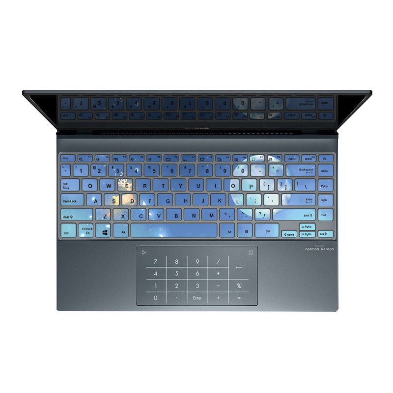 Film Pelindung Keyboard Motif Kartun Bunga Untuk Asus ZenBook 13 UX325 UM325 UX363J Ux36333000E U3700E U3700E Uj3700