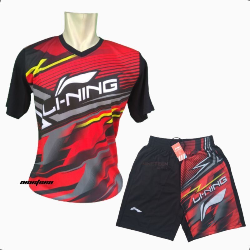 Setelan Badminton Jersey Bulutangkis Termurah Terlaris - Lining New