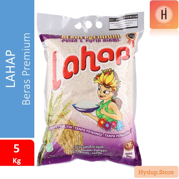 

Beras Premium Lahap Pulen & Putih Alami 5 Kg