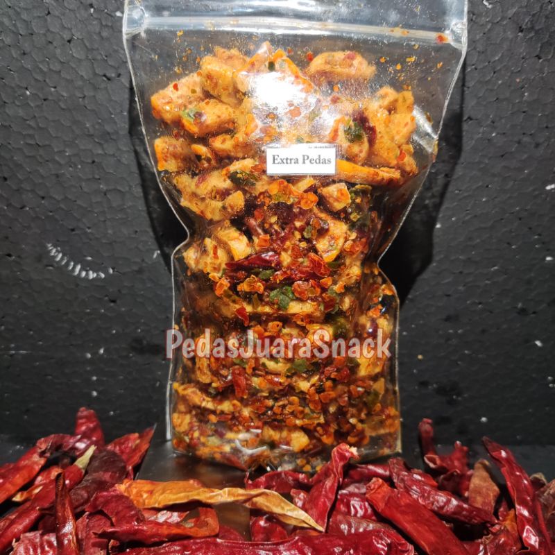 

Basreng pedas daun jeruk juara pedas 100 gram