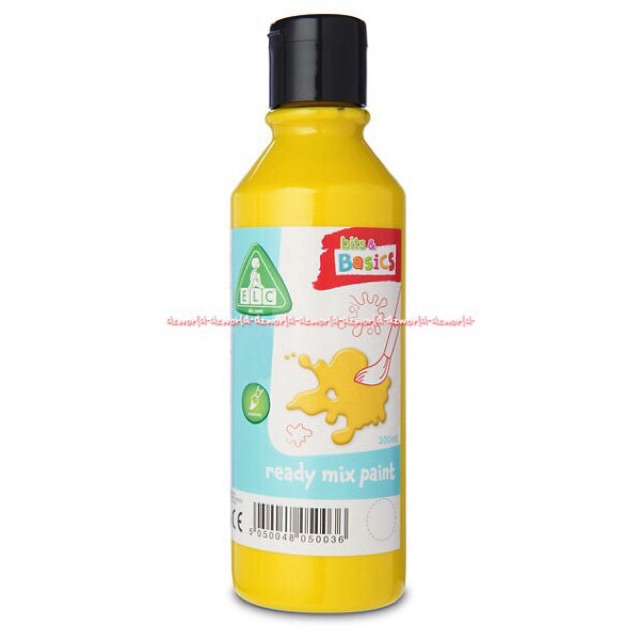 ELC Basic Ready Mix Paint Cat Warna Aman Untuk Anak English 300ml Cat Anak ELC