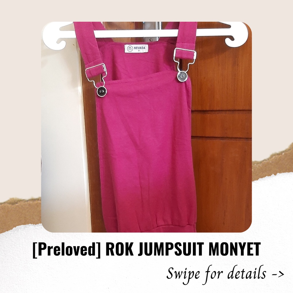 [PRELOVED] ROK JUMPSUIT MONYET
