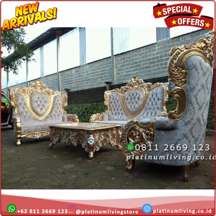 Kursi Sofa Jati Mewah Bellagio, Kursi Sofa Tamu Ukiran Mewah Jepara Platinumliving Furniture Indones