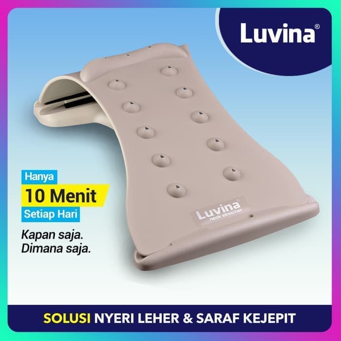 Luvina Neck Stretcher Alat Terapi Nyeri Leher dan Bahu