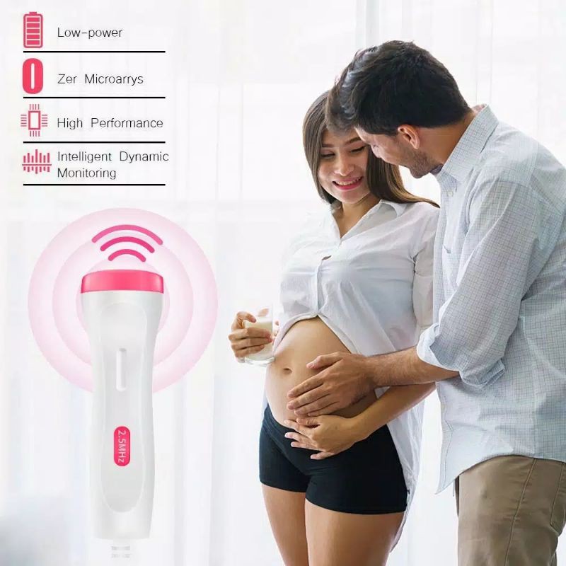 Fetal Doppler Dopler Alat Deteksi Detak Jantung Bayi Janin Free Gell