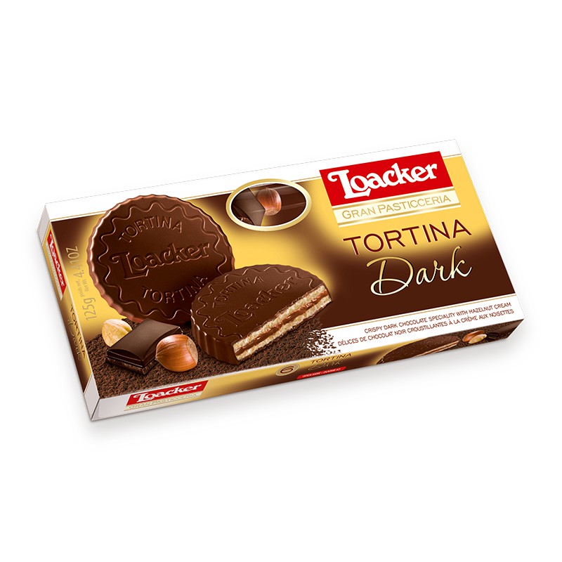 Loacker Wafers Dark Chocolate Tortina Australia