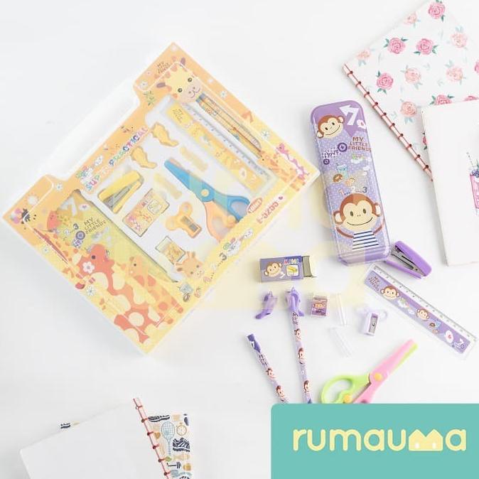 

RUMAUMA Set Stationery Super Practical Yellow -Perlengkapan Alat Tulis rumau90 Murah