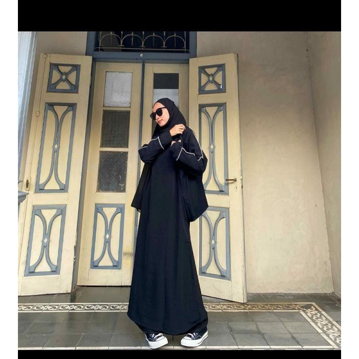 Abaya Saudi List tangan By Hawabaya
