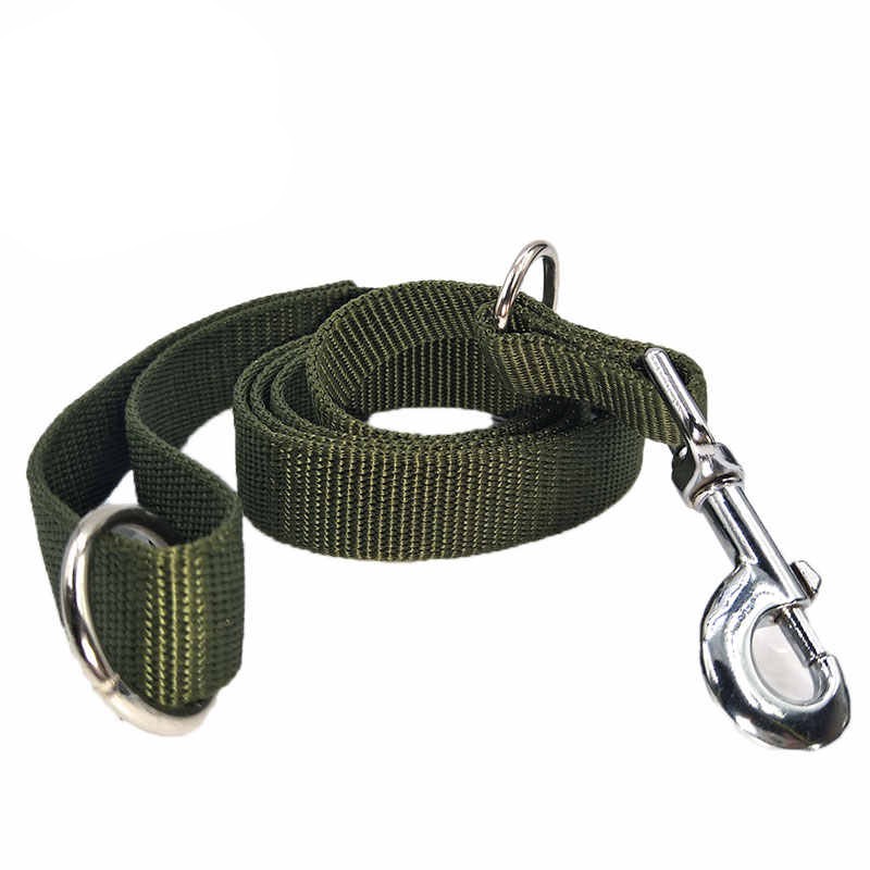 Pet Harness Dog Cat / Tali Rantai Kalung Anjing Kucing - Hijau Army