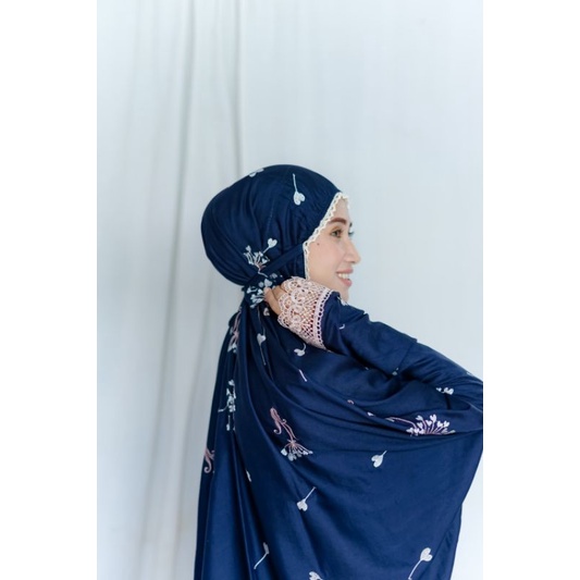 Mukena Dewasa Rayon Jumbo Full Bordir //Mukena AMERA Renda Mewah