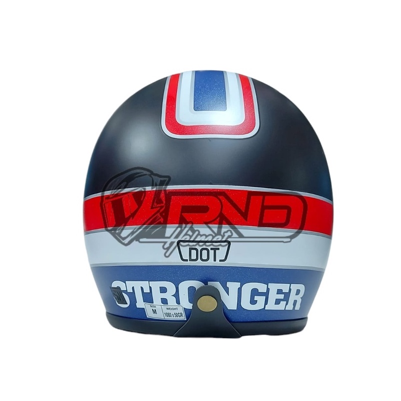 Helm Zeus 385C Retro Motif K63 Classic Helm Retro Hitam Doff-2
