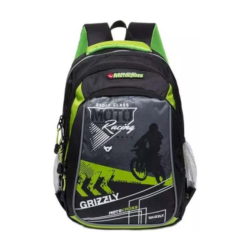 TAS BACKPACK RANSEL PRIA SEKOLAH KULIAH KERJA MOTO RACING GRIZZLY ARISTA 2022