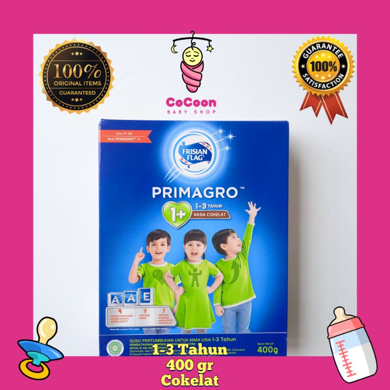 Susu Formula Balita Frisian Flag Primagro 1 400 gr 400g Coklat Cokelat