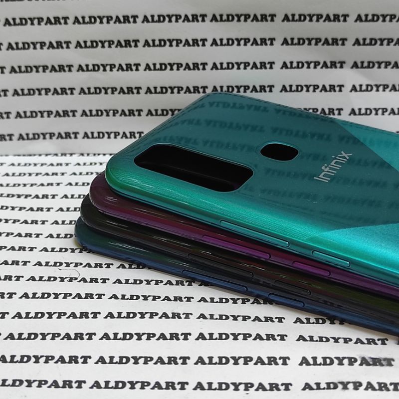 KESING CASING HOUSING FULLSET FRAME+BACKDOOR INFINIX HOT 9 PLAY X680 ORIGINAL