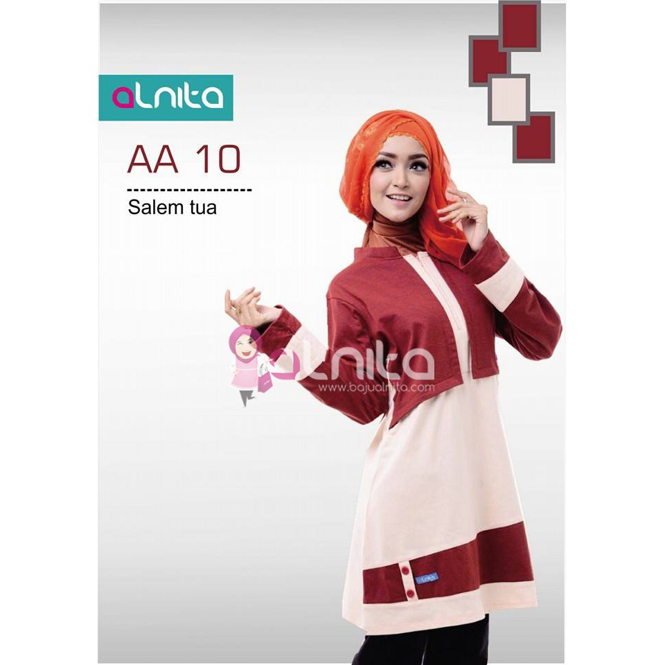 ATASAN ALNITA 10 | ATASAN KAOS | ATASAN WANITA
