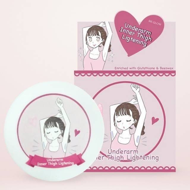 Ms glow undearm inner thight lightening / cream pemutih  