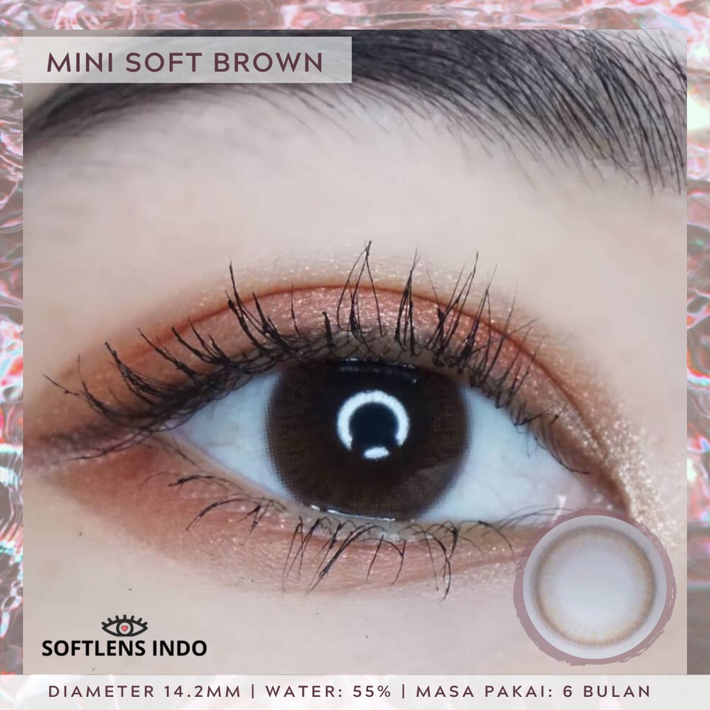 

Softlens kitty kawaii mini soft brown/ coklat