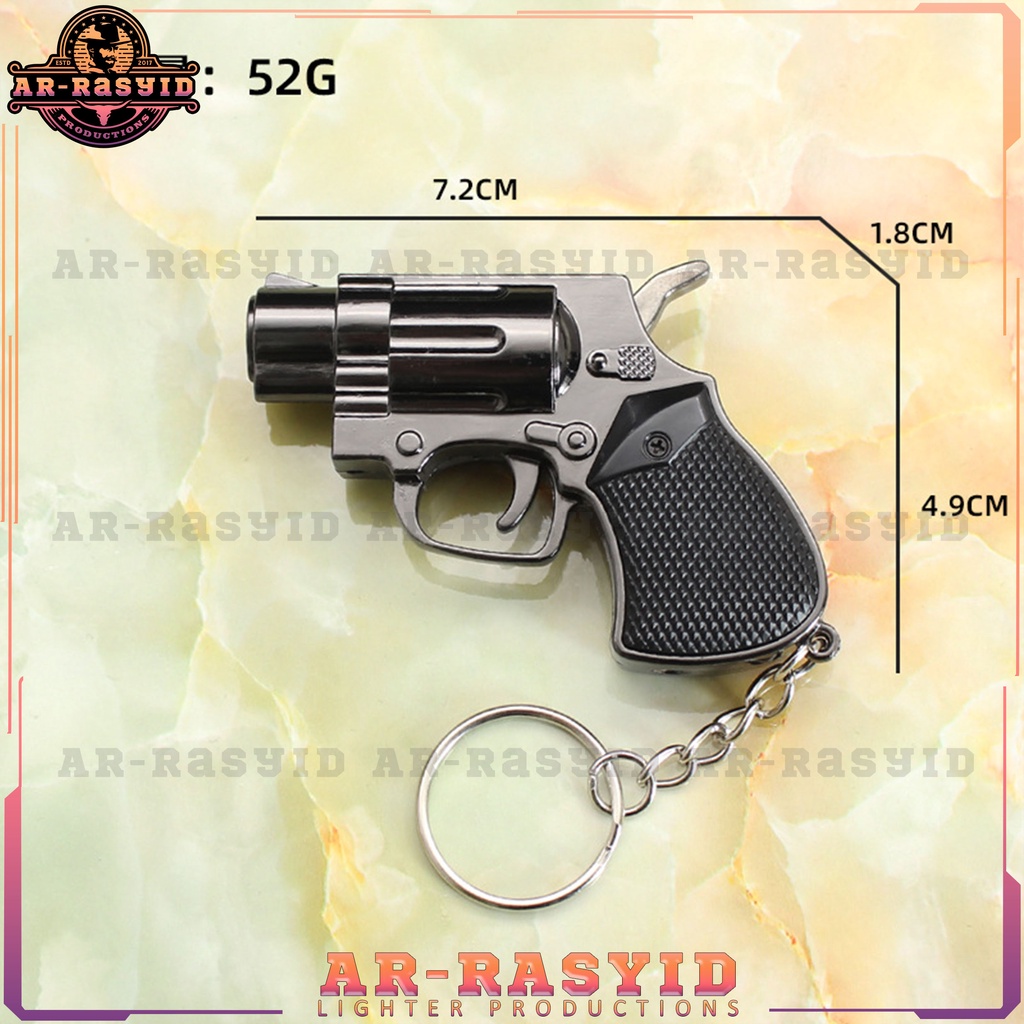 Korek Api Las Gas Gantungan Kunci Model Pistol PS 661