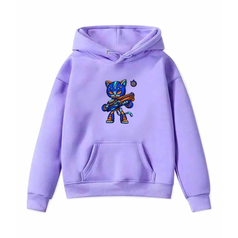 HOODIE ANAK PRIA ROBOT CATT - ATASAN KEREN KEKINIAN PREMIUM