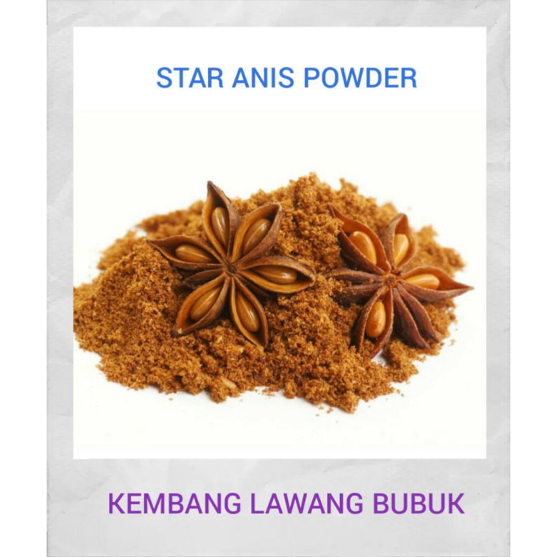 

KEMBANG LAWANG BUBUK / PEKAK POWDER / STAR ANIS POWDER