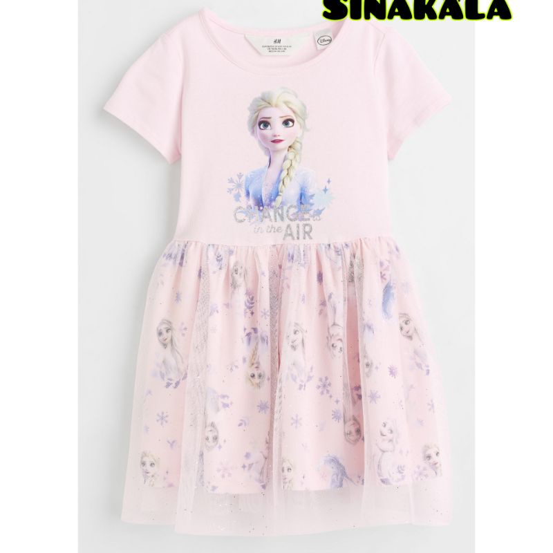 Dress anak perempuan frozen