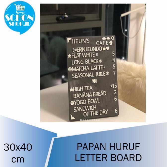 

Papan Huruf / Letter Board SVNSAS - Abu-abu