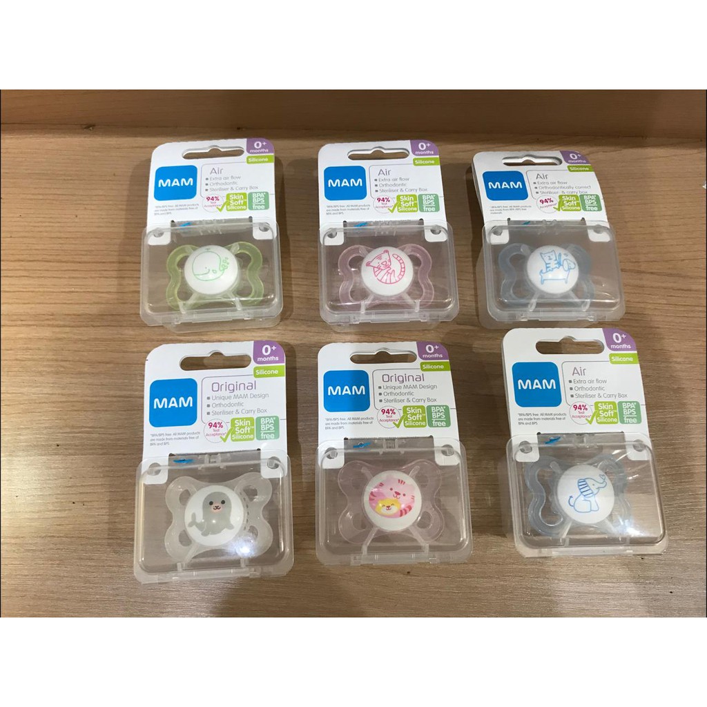 MAM Pacifier Air &amp; Ori  0+ / empeng bayi