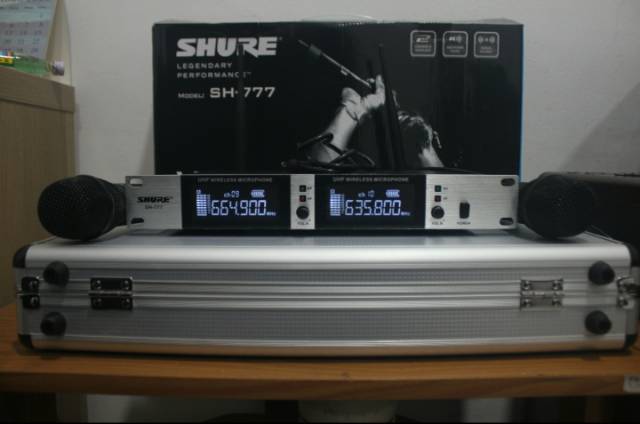 MICROPHONE WIRELESS SHURE SH-777 SH777-3