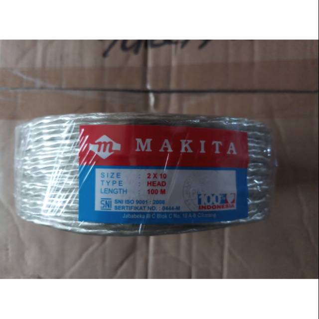 Kabel head. Skerem makita silver 100m tembag murni