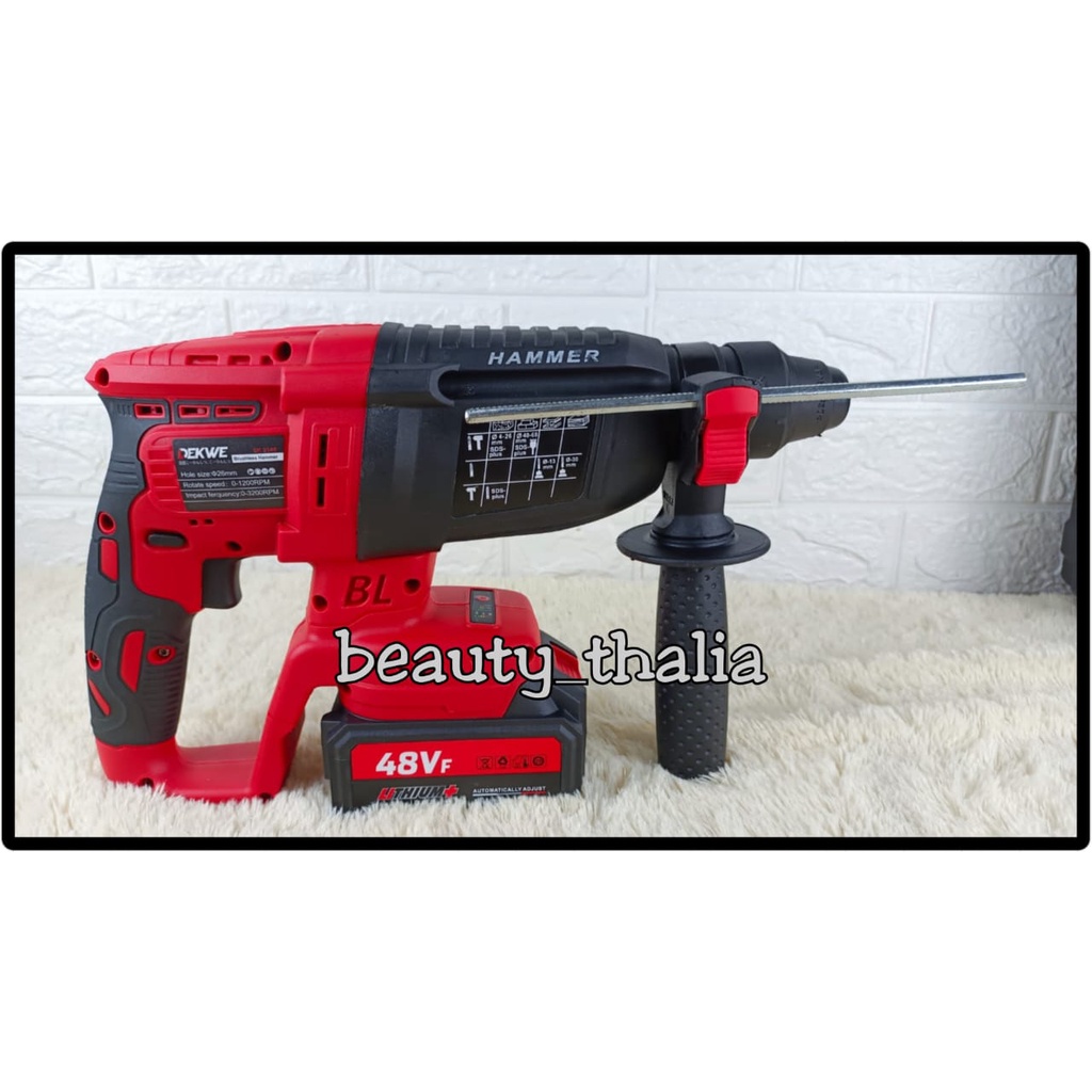 Mesin Bor Beton Brushless Hammer DEKWE