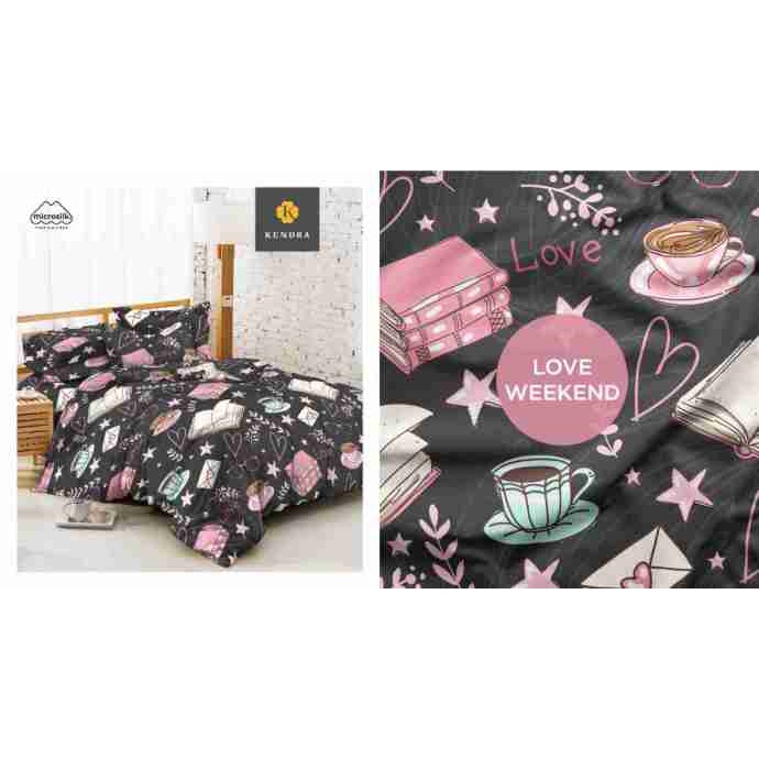 SPREI KENDRA MOTIF - UKURAN 180X200 T25cm
