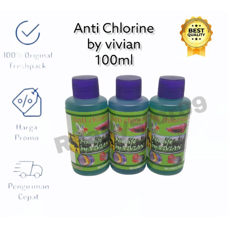 VIVIAN ORIGINAL FISHLIFE ANTI CHLORINE pdam aquarium aquascape