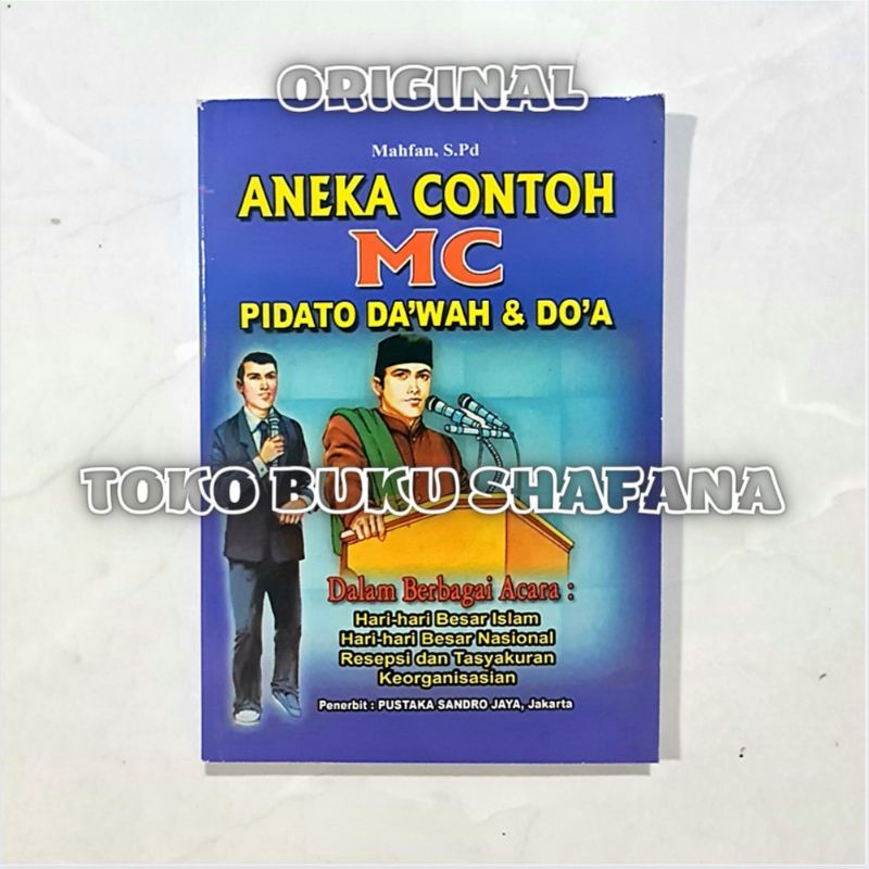 ANEKA CONTOH MC PIDATO DAWAH DAN DOA - BUKU ORIGINAL