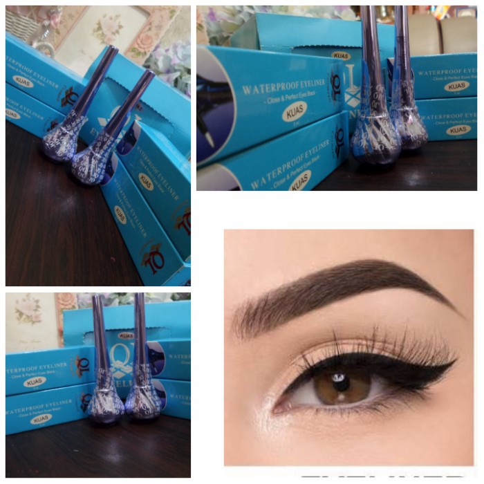 QL EYELINER KUAS &amp; SPIDOL WATERPROOF ORIGINAL - EYE LINER