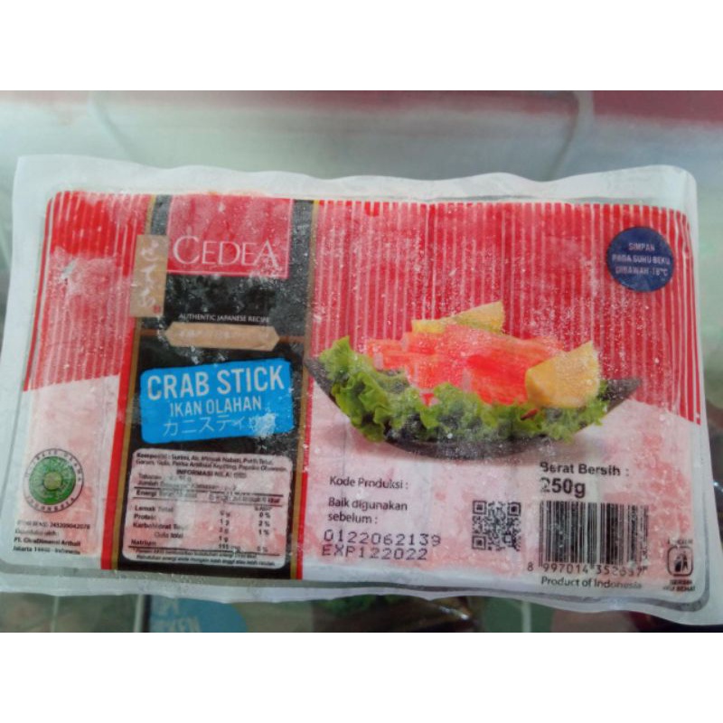 

Cedea crab stick 250 gr bandung