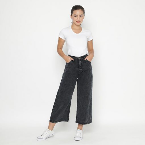 Kulot Jeans  Wanita Premium 14 oz