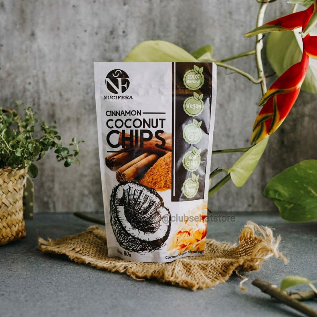 

Nucifera - Coconut Chips Cinnamon 80gr