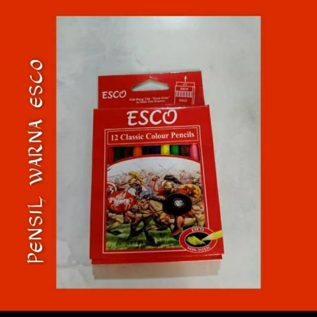 

PENSIL WARNA merk ESCO