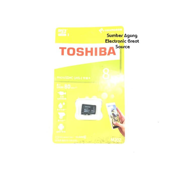 Memori Micro SD 8G Toshiba Memory 8 Giga Isi Lagu Dll