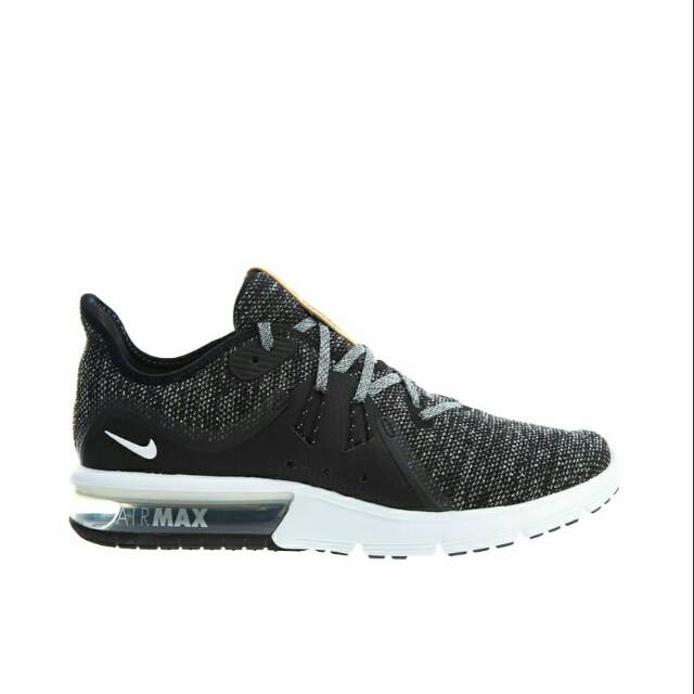 nike air max sequent black and white