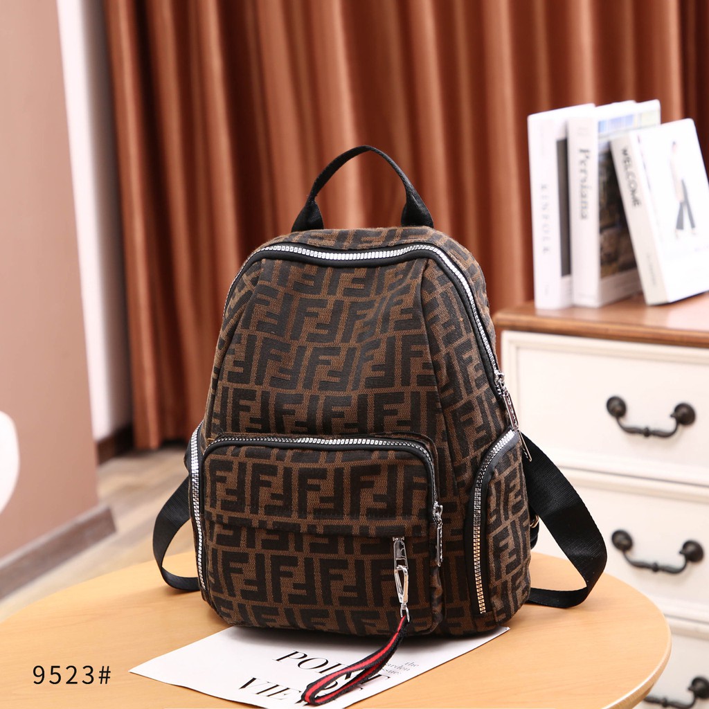 Tas Ransel FENDI 9523  TYU 79   batam impor original fashion branded reseller sale